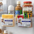 2 Pack Cheese Slice Holder for Fridge, Refrigerator Side Door Hanging Storage Container Box for Kitchen