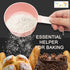 Measuring Cups and Spoons Set of 8pcs - Cute Pink Stainless Steel Handle, XGiGiX Plastic Measure Spoon and Cup Set