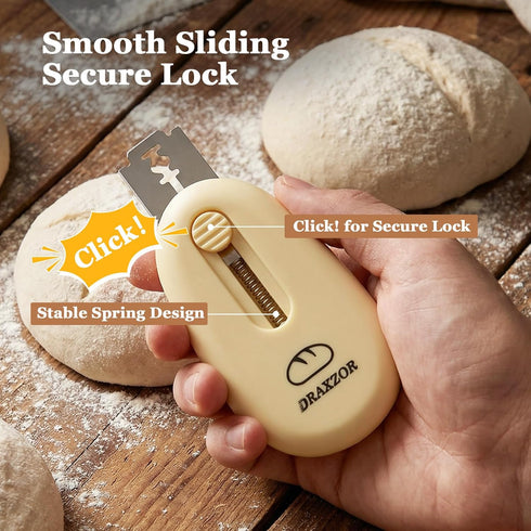 DRAXZOR 3-Pack Set 10 Bread Lame, Professional Sourdough Scoring Tool & Bread Scoring Tool, Dough Scoring Tool
