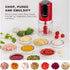 Mini Food Processor, 2 Cup Small Electric Chopper, 2 Speed for Vegetables, Meat, Fruits with 4 Stainless Steel Blades