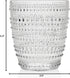 Godinger Set of 4 Clear Double Old Fashioned Glasses