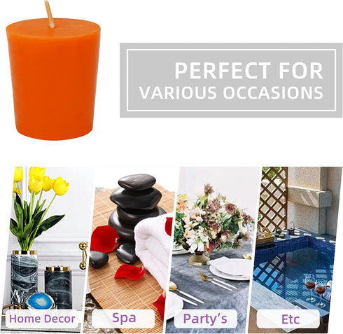 Orange Votive Candles
