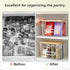 2 Set 4-13 Pantry organizers and Storage,Trash Bag Holder Under sink Organizer for Gal Bags,Trash Bag Dispenser