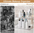 3 Counter A4 Countertop Goderewild Tier Bathroom Organizer, Multi-Purpose Cosmetics Skincare Shelf, Fits Size Makeup