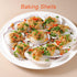 16PCS White Scallop Shells, 2.7"~3.5" for Crafts, Baking Shells, DIY Painting, Wedding Decoration