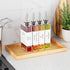 Set, 6 New England Stories Kitchen Cooking Oil Dispenser Olive Oil and Vinegar Bottles, Soy Sauce Dispenser - Pieces