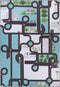 Superior Indoor Kids Rug, Washable, Non-Slip, Multi Color Playmat, Perfect for High