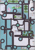 Superior Indoor Kids Rug, Washable, Non-Slip, Multi Color Playmat, Perfect for High