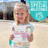 First Day of School Board, 10 Double-Sided First and Last Day Boards, 8x10 Rainbow Theme Photo Prop for Kids