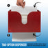 Countertop Bamboo Paper Towel Dispenser, Paper Towel Holder Wall Mount & for Kitchen and Restroom Decor - Holds