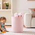 15x20 Inches, 60L Large Pink Laundry Basket Woven Rope Hamper for Baby Girls and Kids, Tall Nursery Storage Bin, Kawaii