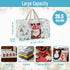 6 Pack Packing 6 Pack) VENO Moving Bags, Large Christmas Storage Bins with lids, Supplies for College, Alternative