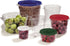 Carlisle FoodService Products Storplus Round Food Storage Container, 12 Quart, Clear, Stackable Design