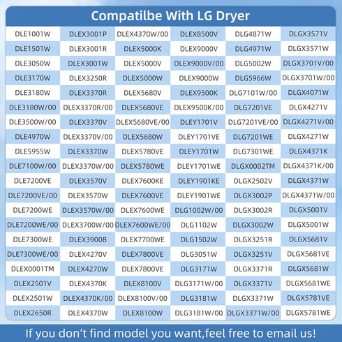 Dryer Drum Roller Replacement Compatible with LG Models, Includes Roller Kit & Dryer Belt