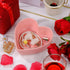 WHJY Cute Heart Shaped Bowls, Red Candy Dish for Valentines Day and Date Night