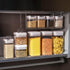 4" Counter, (1.2 Felli Flip Tite Food Storage Container with Lid Airtight Ring Seal Flip Top, Stackable Acrylic