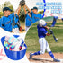Baseball Helmet Ice Cream Snack Bowl, 8 oz Mini Baseball Cap Bowls for Kids Party (Dark Blue, 18 Pack)