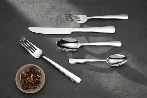 Oneida H084006D Aptitude Everyday Flatware Dinner Spoons, Set of 6, 7.1" L x 1.5" W