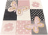 Size:2'8" 4'11" Kids Room Rug Pastel Colors Butterflies Check Pattern Spots Flowers Colourful, x