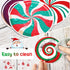 JULMELON 22 Pcs Christmas Candy Magnets, Refrigerator Car Magnets for Holiday DIY Decorations