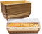 Avant Grub 10 Pk Chef Grade 8x4in Paper Loaf Pans, Elegant Disposable Bakeable Kraft Pan Supplies