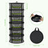 (6 MEKOLIFE Herb Drying Rack with Mesh Design, Hanging Drying Rack with Green Zipper & Garden Pruning Shears Versatile