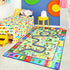 3x5 Terrug Kids Rug for Playroom & Classroom, Washable Nursery Carpet, Non-Slip Play Mat - ABC, Numbers, Animal, Color