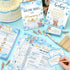 Funnymoom 426 Set-8 Mommy's Pcs Blue Theme Bear Baby Shower Decorations Games Games Includes Bearly Wait Baby Shower