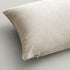 MIULEE 24x24 Inch Velvet Pillow Covers, Set of 2 Cream White Decorative Pillows for King Bed