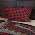 VHC Brands Rustic & Lodge Bedding, Cumberland Red Cotton Pillow Case Set, Standard (20 x 30 inches), Chili Pepper