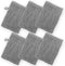 High Rise Stripe 6 Pack 6 x 8.5 Wash Mitt Set, Low
