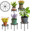 5 Pack Metal Plant Stand Indoor Outdoor Heavy Duty Plant Stands Anti-Rust