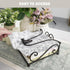 Napkin Holder for Paper Napkins, Forged Metal Table Napkin Holders for Kitchen Countertops and Outdoor Tables