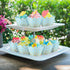 Zhehao 60 Pcs Gold Polka Dots Cupcake Wrappers, Adjustable Paper Baking Cups, Disposable Muffin Liners, Light Blue