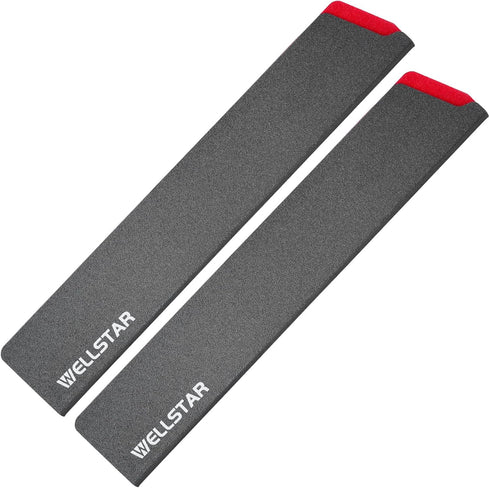 WELLSTAR 2 Piece Knife Edge Guards Set, 12 Inch Universal Blade Covers, BPA Free, Non-Scratch Felt Lining