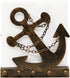 OwlGift Vintage Metal Nautical Anchor & Chain Napkin Holder, Freestanding Tabletop Napkin Storage, Navy Themed Paper