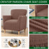 1-Piece CRFATOP Stretch Mid Century Modern Armchair Slipcover Jacquard Accent Chair Covers with Arms Soft Waterproof