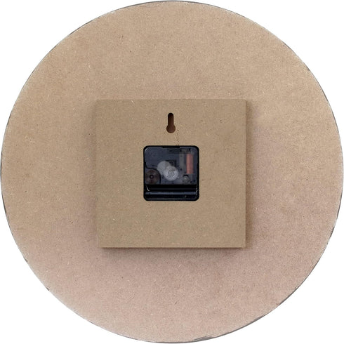 Stonebriar Vintage Farmhouse 14 Inch Round Hanging Wall Clock, Battery Operated
