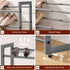 3-Tier Closet FAVOOSTY Expandable Shoe Rack, Adjustable Shoe Shelf Storage Organizer Space Saving Metal Free Standing