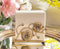 Gold Orchid Blooms Napkin Holder| Exquisite Orchid Flowers & Faux Crystals Design|