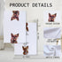 Cabana Bro 16x24 Inch Set 2 Funny Yorkshire Terrier Kitchen Towels, Yorkie Gifts for Women Dog Lovers, Yorkshire