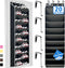 shoe organizer,70 Pounds Large Capacity,20-30-Pair over the door shoe organizer,10 Tiers shoe