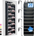 shoe organizer,70 Pounds Large Capacity,20-30-Pair over the door shoe organizer,10 Tiers shoe