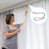 Shappy 120 Pack Drapery Hooks Pins for Curtains, Metal Pinch Pleat Hooks with Clear Box, 1.2 Inch