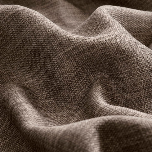 HPD Half Price Drapes Faux Linen Curtains, 1 Panel, 50W X 84L, Textured Room Darkening Drapes for Bedroom, Dutch Cocoa