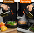 2 1 17oz/500ml Glass In Olive Oil Dispenser Bottle for Kitchen Gadgets, Olive Oil Sprayer for Cooking (Light Blockage