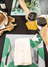 modern-twist 14 x 16 Silicone Placemat, BPA PVC-Free Table Mat, Dishwasher Safe, Conservatory Print in Tiger Aloe
