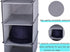 GRANDAN Hat Rack with Upgrade Metal Hooks, 10 Shelf Hanging Closet Organizer for Baseball Caps, Gray
