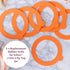 Kilner Replacement Rubber Seals for 102-Fluid Ounce Jars, 4-1/4-Inches, Pack of 6