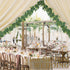 mizii 5 Pack 365" Artificial Scindaps Vines Garland, Fake Vine with Silk Green Leaves for Bedroom Wall Party Wedding
